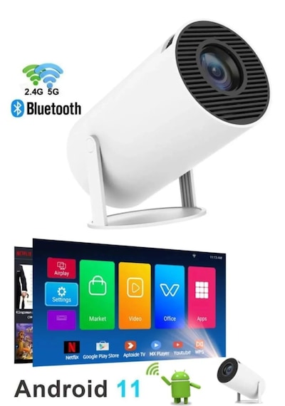 Taşınabilir Android Projeksiyon En Güncel Versiyon Wifi Destekli