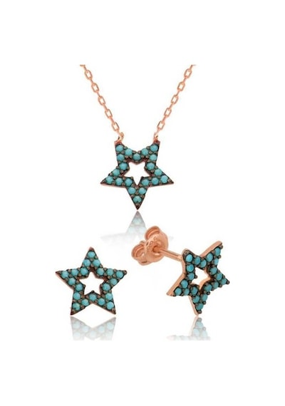 Gümüş Mavi Yıldız Kadın Set (551159782)