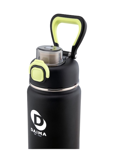 Daima Keep Go 750 Ml 12 Saat Sıcak 24 Saat Soğuk Siyah Termos Siyah