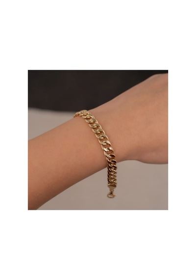 Lunarie Rose Gold Gurmet Zincir Bileklik Gurmet Zincir Gold Renk