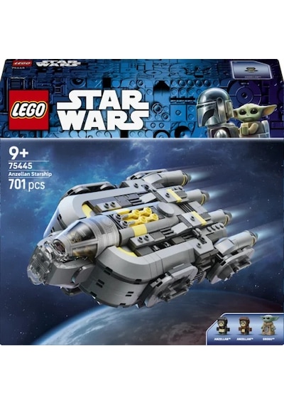 LEGO® Star Wars: Mandalorian ve Grogu™ Anzellan Starship’i 75445 - 9 Yaş ve Üzeri Çocuklar için Yaratıcı Oyuncak Yapım Seti (701 Parça)