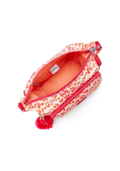 Kipling Kıplıng Gabb S Küçük Boy Omuz Çantası Pembe Latın Cheetah Pembe