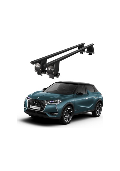 Royal Ds 3 Crossback 2018 Ve Sonrası Uyumlu Siyah Kilitli Ara Atkı Port Bagaj Tavan Barı