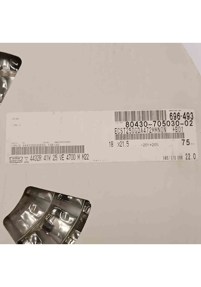 Ecst250gda472mmnon 4700mf 25v 18x21.5 Smd Kondansatör 25 Adet 67929536