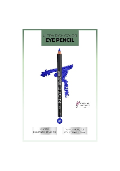 Note Cosmetique Ultra Rich Color Göz Kalemi 05 Navy - Saks Mavisi