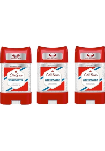 Old Spice Whitewater Clear Jel Deodorant 70 ML x 3