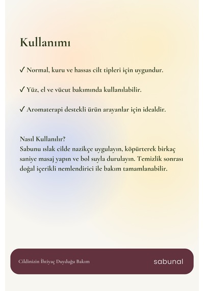 Sabunal Gül Sabunu 100 G