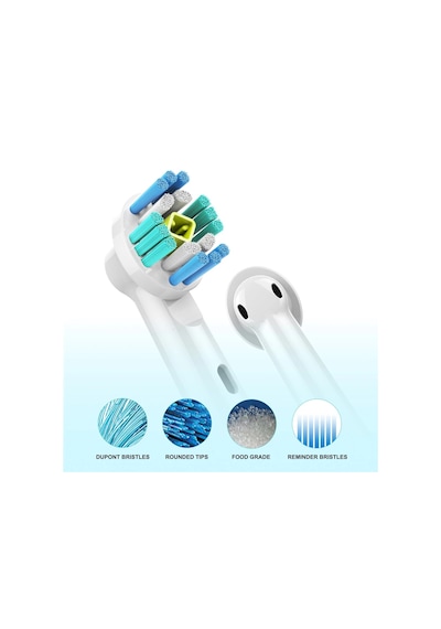 Yeni-sb17a Stili Oral-b Diş Fırçası Başlıkları İçin 4 Adet Yedek