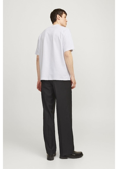 Jack & Jones Jprblachad Brandıng Ss Crew Neck Tee Sn P.beyaz Renkli