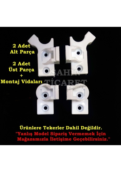Duşakabin Plastik Kapı Parçası Duşakabin Yedek Parçası Beyaz