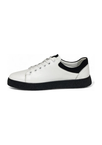 Catelli %100 Deri Ortopedik Erkek Rahat Günlük Sneaker Mevsimlik Taraftar Ayakkabı 40-44 Siyah Beyaz Catelli %100 Deri Ortopedik Erkek Rahat Günlük Sneaker Mevsimlik Taraftar Ayakkabı 40-44 Siyah Beyaz