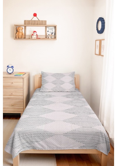 Gri Geometrik Modern Genç Odası Tek Kişilik Pike Takımı - Çizgili 160x220 Cm Kapitone Yatak Örtüsü Kırsal Çayır Derinliği Gri Geometrik Modern Genç Odası Tek Kişilik Pike Takımı - Çizgili 160x220 Cm Kapitone Yatak Örtüsü Kırsal Çayır Derinliği
