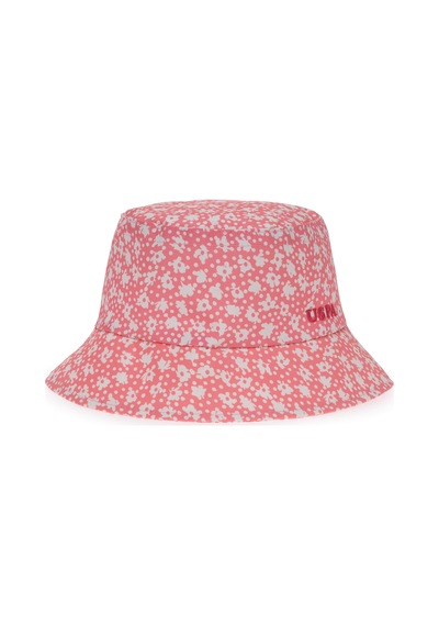 U.S. Polo Assn. Kız Çocuk Pembe Desenli Bucket Şapka 50312277-VR041