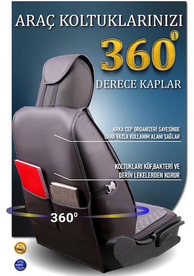 Renault Laguna 1 Oto Koltuk Kılıfı Ön Arka Set Füme Plus Serisi Scr