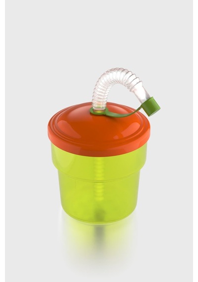 Renga Fizbo 250 Ml Pipetli Pp Bebek Bardak 221007 Yeşil - Turuncu