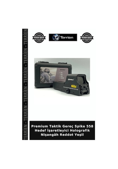 Premium Taktik Gereç Spike 558 Hedef İşaretleyici Holografik Nişangâh Reddot Yeşil