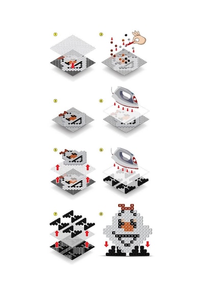 Ütü İle Yapışan Boncuk Aktivite Ve Oyuncak Seti Disney Frozen 5 İn1-pixel Pixel Bb16-01