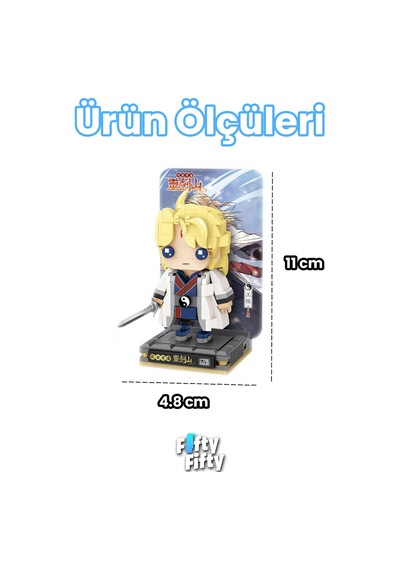 Loz Micro Anime Serisi 1334 Modeli 294 Parça Dekoratif Oyuncak Yapım Seti Yapı Blok Fflz-1334
