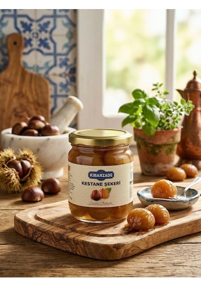 Kestane Şekeri - Şerbetli Kavanoz - 250 Gr