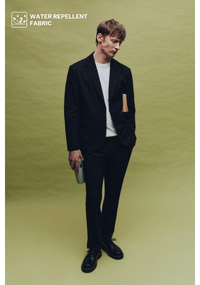 Defacto Modern Fıt Krinkıl Blazer Ceket F9819ax26spbk27 Siyah-bk27