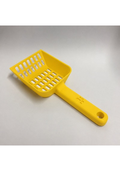 3d Baskı Kedi Kumu Küreği - Geniş Hazneli Eleme Küreği-sarı Çok Renkli