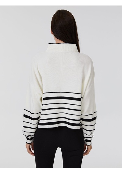 LOFT Loose Fit Kadın Kazak Lf2031200 Q1.v1 Beyaz