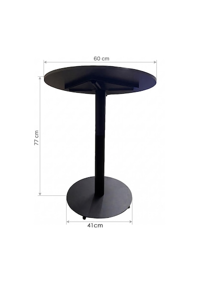 Matte Prime Beyaz Yuvarlak Kompakt Laminant Tablalı Bistro Metal Masa 77 Cm - Cafe, Otel, Restoran Masası Matte Prime Beyaz Yuvarlak Kompakt Laminant Tablalı Bistro Metal Masa 77 Cm - Cafe, Otel, Restoran Masası