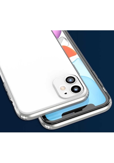Apple Uyumlu Adige iPhone Uyumlu 11 Kılıf Kamera Korumalı Süper Silikon -