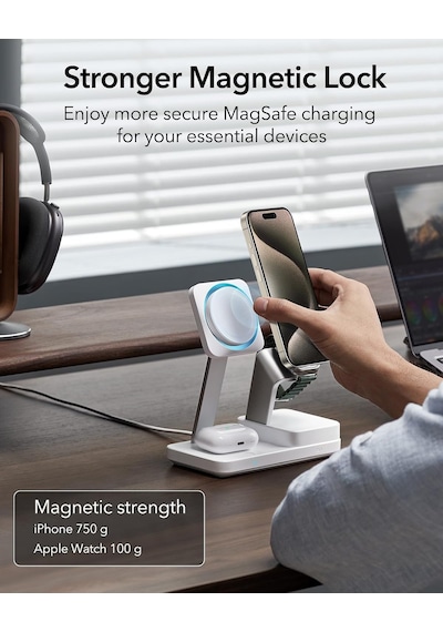 100 W 6'sı 1 Arada Gan Şarj İstasyonu, Cryoboost, Magsafe Şarj Standı İle Uyumlu, Manyetik Kablosuz Şarj Cihazı, İphone 17e/17/16/15/14/13, Apple Watch, Airpods 4/3/2/pro, Usb-c/a Cihazları İçin Çok Renkli 100 W 6'sı 1 Arada Gan Şarj İstasyonu, Cryoboost, Magsafe Şarj Standı İle Uyumlu, Manyetik Kablosuz Şarj Cihazı, İphone 17e/17/16/15/14/13, Apple Watch, Airpods 4/3/2/pro, Usb-c/a Cihazları İçin Çok Renkli