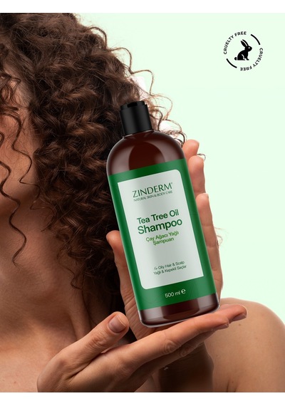 Zinderm Arındırıcı Ve Dengeleyici Tuzsuz Çay Ağacı Şampuanı 500 ML