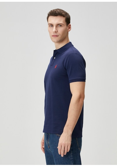 Polo Ralph Lauren Ikonik File Polo Tişört Lacivert