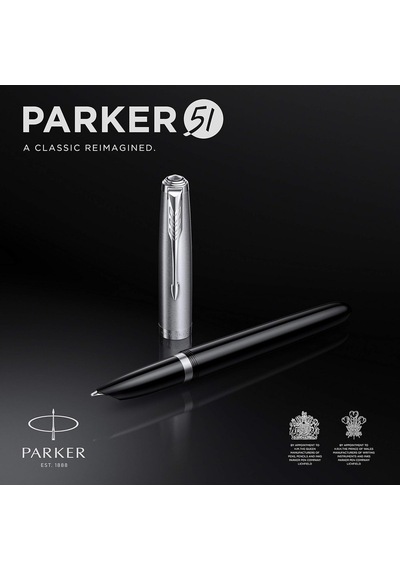 Parker 51 Siyah Ct, Dolma Kalem, F Uç Genel