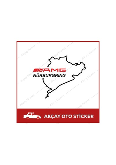 Amg Nürburgring Sticker Amg Sticker Nürburgring Araba Sticker