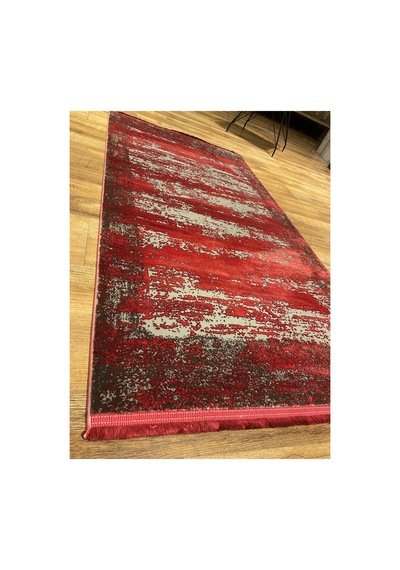 Palette Pa07c Bordo-antrasit Halı Çok Renkli