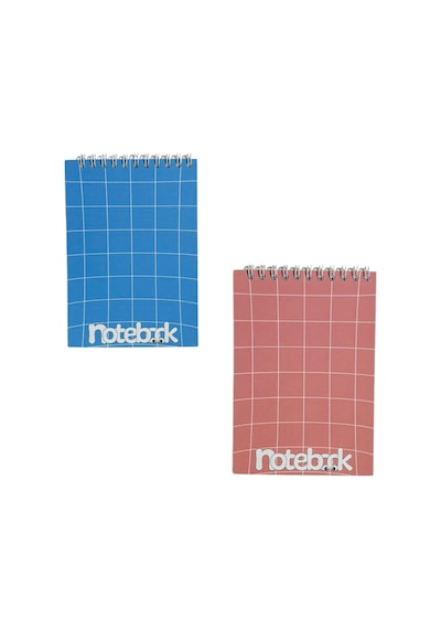 A6 Spiralli Not Defter 40 Yaprak 4'lü Tamamı Çizgisiz