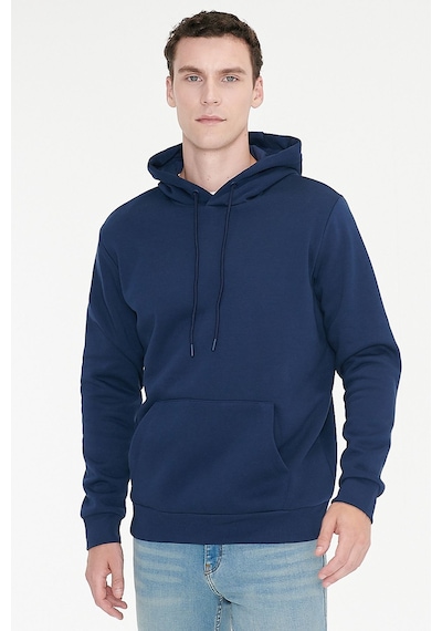 Ac&Co / Altınyıldız Classics Standart Fit Normal Kesim Kapüşonlu Kanguru Cepli Pamuklu Erkek Sweatshirt - Lacivert Ac&Co / Altınyıldız Classics Standart Fit Normal Kesim Kapüşonlu Kanguru Cepli Pamuklu Erkek Sweatshirt - Lacivert