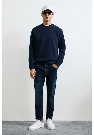 Lufian Logan Erkek Sweatshirt Lacivert Lacivert 112030194100200