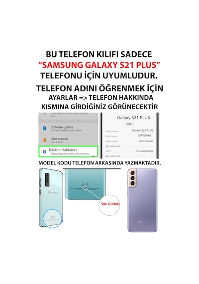 Samsung Galaxy S21 Plus Uyumlu Bebek Kız Jean Kot Baskılı Silikon Kılıf