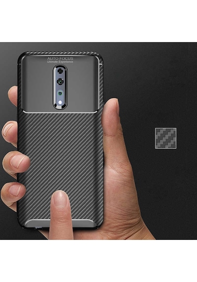 Oppo Reno Z Kilif Karbon Silikon Case 389460582