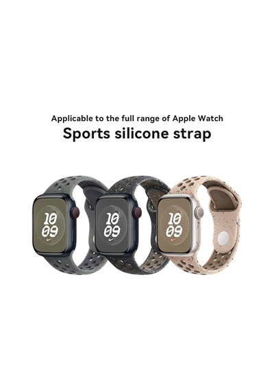 Apple Uyumlu Watch 38mm Kordon Yeni Seri 2023 Krd-02 Silikon Strap Kayış