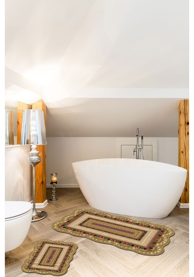 Alanur Begonya Lazer Kesim 2 Li Banyo Takimi St210163mv Vizon Renkli