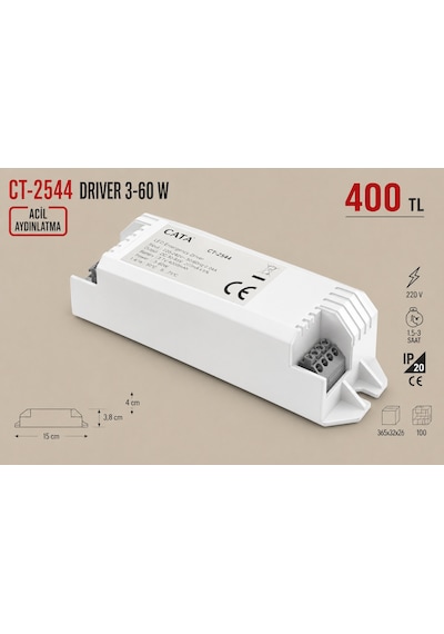 Ct-2544 Acik Aydınlatma Kiti Beyaz