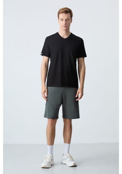 Air Jones Tommy Life Haki Pamuklu Kalın Yumuşak Dokulu Standart Fit Basic Erkek Şort - 81281 Haki Air Jones Tommy Life Haki Pamuklu Kalın Yumuşak Dokulu Standart Fit Basic Erkek Şort - 81281 Haki