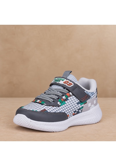 Prokids Minecraft Temalı Gri Erkek Çocuk Spor Ayakkabı Cırt Cırtlı Günlük Kaliteli Şık Sneaker 27 Gri - Siyah Prokids Minecraft Temalı Gri Erkek Çocuk Spor Ayakkabı Cırt Cırtlı Günlük Kaliteli Şık Sneaker 27 Gri - Siyah