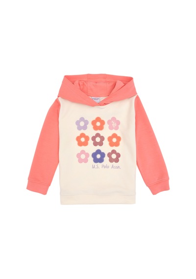 U.s. Polo Assn. Kız Çocuk Sweatshirt 50318011-vr105 Neon Pembe//neon Pınk