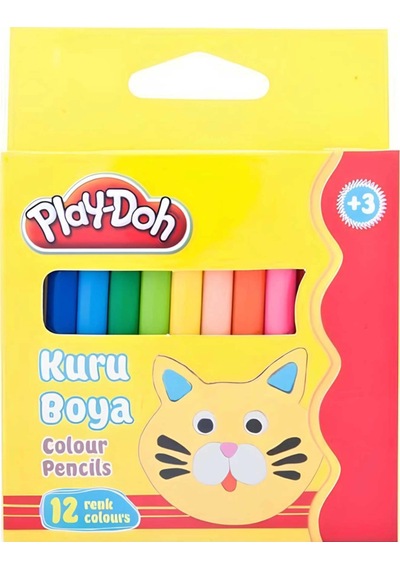 Play-doh 12 Renk Jumbo Kuru Boya Diğer