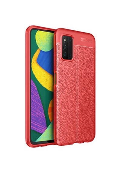 Lexroo Galaxy A03s Niss Silikon Kılıf - Kırmızı