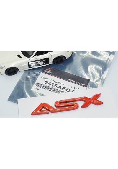 Dk Tuning Asx Bagaj Kırmızı Abs 3m Yazı Logo Mitsubishi İle Uyuml