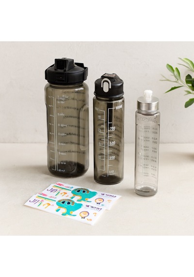 3'lü Pipetli Motivasyon Suluk Seti 500/900/2000 Ml Telefonluklu