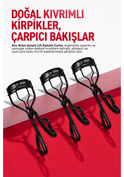 Doğal Kirpik Görünümlü Kirpik Kıvırıcı - Instant Lift Eyelash Curler